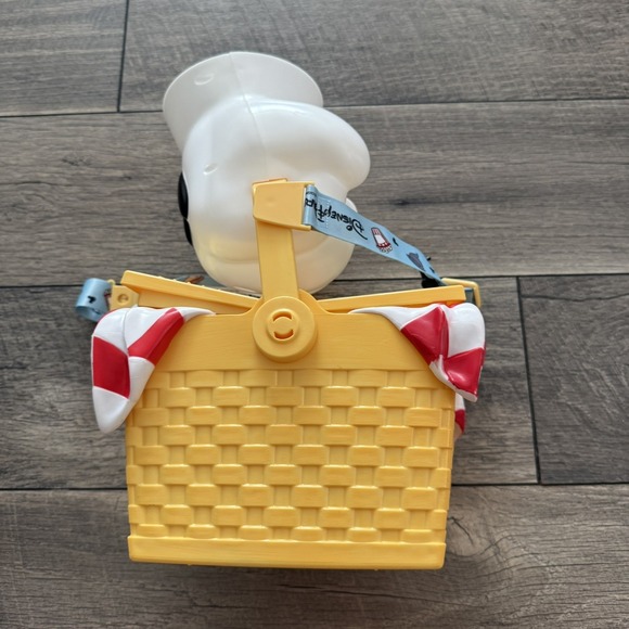 Disney Parks Mickey Mouse Runaway Railway Toon Town Picnic Basket Popcorn Bucket - Picture 8 of 14